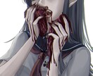 かわいい女の子のイラストをお描きします 病み系イラストも可能！様々なタッチに対応します！ イメージ3