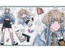 一枚絵などイラスト全般作成いたします 配信用サムネイル、同人誌表紙、アイコンなど イメージ7