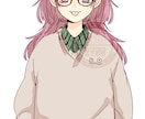 SNSアイコン・一枚絵イラスト制作します かわいく親しみやすい雰囲気に仕上げます イメージ1
