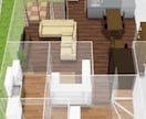 自宅の間取りを3Dでシミュレーション致します 間取り図を元に3Dで確認出来ます。間取りの確認に是非！ イメージ1