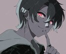 シンプルでカッコイイイラスト制作いたします 歌ってみたに使える安価でクオリティの高いイラスト制作します イメージ1