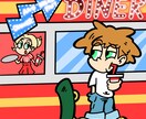 アメリカンカートゥーン風のイラスト作成します ポップで可愛いオリジナルのイラストを作成します イメージ3