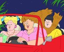 ポップで可愛いイラスト描きます アイコン、挿絵、グッズ、ラベルなどお好きな用途に イメージ3
