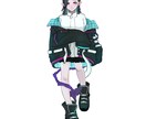 立ち絵の制作します TRPG IRIAMで使える立ち絵の制作いたします！ イメージ1
