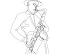 一筆描き風イラスト描きます Sアイコンに、隙間埋め用に、一筆描き風なイラスト作成します。 イメージ4