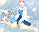 可愛い系統のイラスト描きます 個人観賞用、同人グッズ作成、歌ってみたのサムネ等に イメージ5