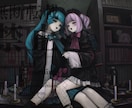 ちょっぴり暗くて重可愛い！厚塗りイラストを描きます 詳細なご要望にも対応いたします！お見積などだけでもお気軽に！ イメージ2