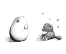 絵本作家がiPadで絵本風キャラを描きます 絵本風キャラや動植物|グッズ化やプレゼントにも|お急ぎ可 イメージ6