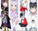 商用費込み！アニメ塗りのポップなイラスト制作します 配信、動画、SNS、IRIAMやグッズに！幅広く対応 イメージ6