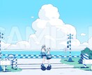 シンプルな一枚絵制作します お急ぎ納品対応可/アイコンやサムネイルにも◎ イメージ2