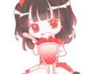 ゆめかわいい！ちびキャライラスト、描きます パステルカラーの色味を使って、着色いたします！ イメージ2