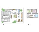 ちょっと雰囲気の良い手書き風の間取り図を書きます 不動産の広告、新築記念のプレゼントにもご活用ください！ イメージ2