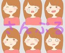 個人・商用可★喜怒哀楽可愛いイラストを制作致します ブログやsnsアイコン、挿絵等にいかがでしょうか。 イメージ3