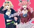 キャラクター立ち絵お描きします アイコン・TRPGなどにどうぞ！ イメージ3