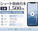 ショート動画台本を作成します 分析ツールで徹底的に分析して台本を作成します イメージ1