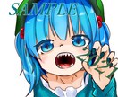 ＳＮＳなどのアイコンイラスト描きます ＳＮＳ、youtube、ブログなどのアイコンに！ イメージ1