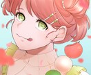 お顔アップイラストやSDイラスト制作します お顔アップのイラストが得意です！ イメージ7