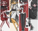 2000円からゆるイラストの立ち絵描きます 格安で立ち絵が必要な方必見‼️ イメージ1