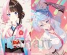 目を引くかわいいハーフイラスト制作します 女の子イラストはお任せください イメージ6