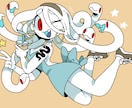 かわいい系やホラー系イラスト制作します 女の子、動物、モンスター系が得意です! イメージ3