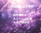 相手の本音をYES／NOで視ます ＊最短5分で恋愛・人間関係の迷いを整理します＊ イメージ8