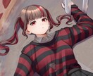 アイコン,歌ってみたやサムネ用のイラスト等描きます 細部までこだわったイラストをお描きします!! イメージ1