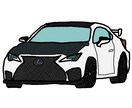 愛車のイラスト描きます ポップなデジタル絵で描きます。 イメージ1