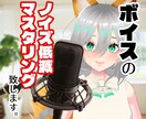 あなたのボイス、クリーンな印象に改善いたします ノイズ低減、マスタリングであなたの音声を前に押し出します！ イメージ1