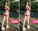人物写真を綺麗に・可愛く修正レタッチいたします スリム体形にしたい、肌を露出させたい！風俗レタッチ OK! イメージ5
