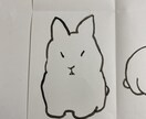 似顔絵、かわいい絵を描きます 作成はハガキまたは紙で作成します。 イメージ3