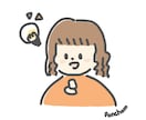 何にでも使いやすい！ゆるい人物イラスト描きます ちょっと欲しい時に使いやすい、淡い色味のイラストが欲しい方へ イメージ2