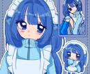 SNSアイコンイラスト描きます その他も可可愛い女の子を描くのが得意です イメージ1
