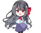 最短即日納品!可愛いミニキャラアイコンを描きます 即日〜5日で納品!背景付きなども対応可能です! イメージ1