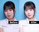 韓国式で自然にきれいに写真補正いたします 韓国フォトスタジオのスタッフが肌・輪郭・色味まで美しく調整 イメージ1