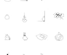 オリジナルキャラクターのLINEスタンプ作画します LINEスタンプ8～40個まで作成可能！カラーorモノクロ イメージ3