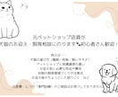 犬猫の飼育・お迎えに関する相談乗ります 初めての犬猫お迎え前の不安をまるごとサポート！ イメージ1