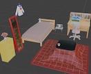 小物・家具のオリジナル３D作成承ります 家具、小物のデザイン案を３Dモデリング致します！ イメージ1
