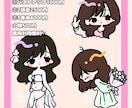 かわいいゆるめのミニキャラ描きます オリジナルキャラクターや似顔絵にも最適！ イメージ2