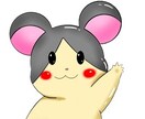 Twitter等のアイコンを作成しまます 可愛いキャラクターをメインとしたアイコンを描きます。 イメージ1