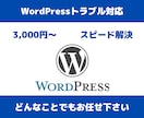 WordPressのエラーやトラブル解決します 現役WEBエンジニアが3,000円～で迅速に解決いたします イメージ1