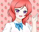 SNSのアイコン等で使えるイラストを作成します アニメキャラ等のイラスト制作が得意です！ イメージ3