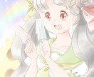 イラスト制作☆可愛い萌え系タッチで描きます SNS用アイコン、ヘッダー、似顔絵、1枚イラストなどに♪ イメージ2