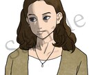 女性のアイコン・イラスト描きます 水彩タッチの着彩で一味違ったイラスト・アイコンを描きます イメージ5