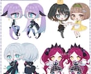 商用OK／追加料金なし！！体型選べるSD制作します SNS・配信・グッズに♪あなたのキャラを可愛くミニキャラ化！ イメージ10
