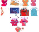 安価で簡単なイラスト描きます 表情差分・文字入れ・背景透過など、追加料金なしで対応します！ イメージ3