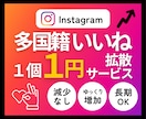 超高品質⭐️本物のインスタいいね増やします アイコンプロフ有⭐️減少なし⭐️多国籍いいね1500個～ イメージ1