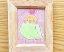 大切なうちの子さんをふんわりタッチで描きます 世界に一つの手描き原画を可愛いミニ額装付きでお届けします イメージ4