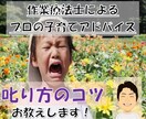 プロの子育てアドバイス／叱り方のコツをお教えします ＊電話相談＊～叱り方を工夫して、家庭の平和を取り戻そう～ イメージ1
