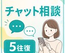 ５往復チャット✨モヤモヤをこっそり聞きます 少しでもスッキリしたい！愚痴を吐き出すだけでも大丈夫です！ イメージ1