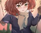 イラストを有償で描かせていただきます 可愛いい、カッコいい水彩画のキャラクターイラスト イメージ1